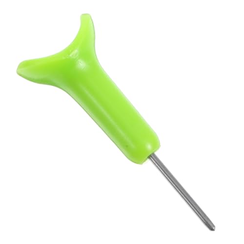 KOMBIUDA Blind Writing Pen Blind People Gadgets Writing Pens Stylus Pen Blind Braille Writing Pen Braille Writing Stylus Tool Plastic Braille Writer Blind Accessory Stainless Steel Green