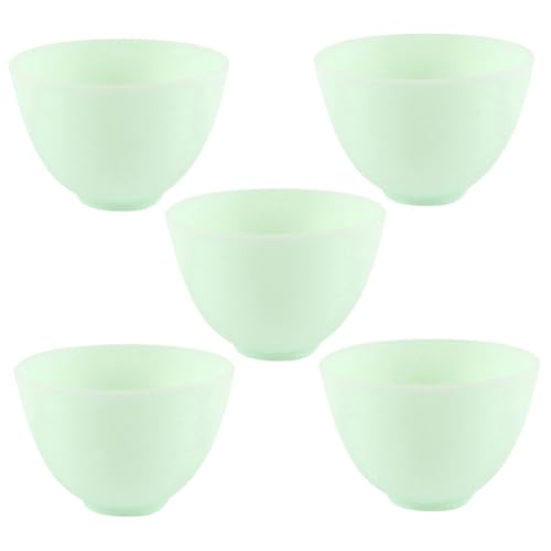 FRCOLOR 5 pcs Cuencos de Silicona para Mezclar Mascarillas Faciales miniatura 1