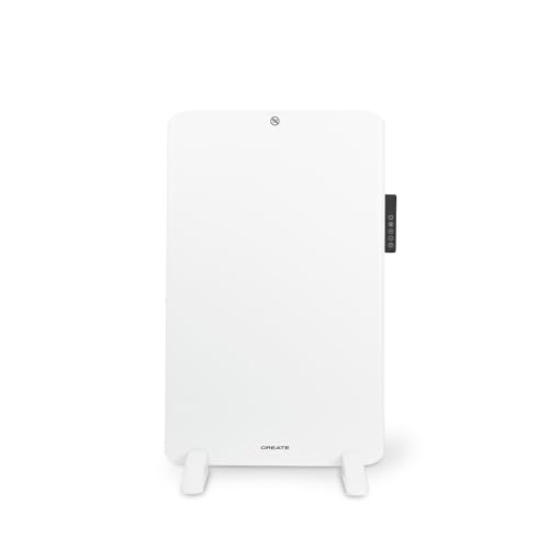 CREATE/WARM CLEAR IR/Calefactor de infrarrojos con WiFi/Para estancias de hasta 5m², Posibilidad de instalarlo en la pared o en el suelo, Control desde la APP, Protección IP24, 500W