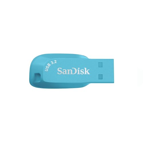 Image of SANDISK Ultra Shift 128GB, USB 3.2 Gen 1, Flash Drive, 100MB /s R, Pendrive, Bachelor Button (SDCZ410-128G-I35BB)