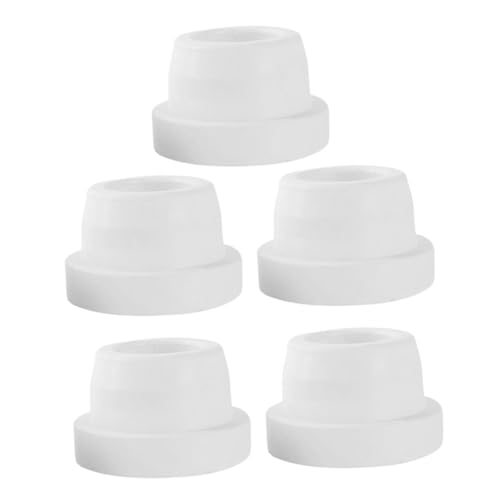 VILLFUL 5 Pièces Bouchons pour Échelle de Piscine Creusée Protection Antifuite et Amortisseur pour Tubes Échelle Accessoires de Remplacement Universels