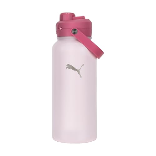 Image of PUMA unisex-adult 32oz Insulated Stainless Steel Water Bottle With Carry Handle