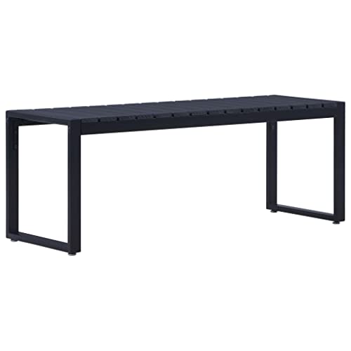 Banc de jardin étanche à lattes 120 cm pour en finir avec la pluie