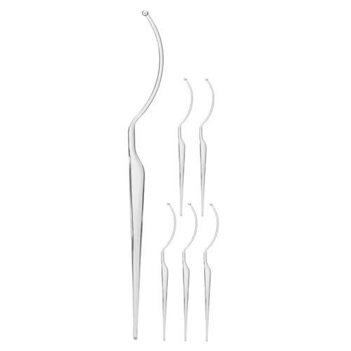 IWOWHERO Soporte para Exhibir Pestañas Postizas Transparente 6 Unidades Herramienta Aplicadora para Salones de Belleza y Maquillaje