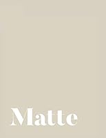 Matte: A Decorative Book ¦ Perfect for Stacking on Coffee Tables & Bookshelves ¦ Customized Interior Design & Home Decor (Dot Grid Interior - Beige) B08XRV8DJJ Book Cover