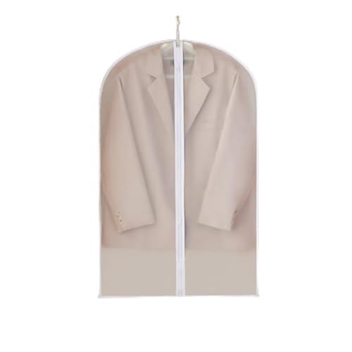 Clear Garment Bags, Breathable Dustproof Suit Covers for Hanging Clothes Closet Storage, Zippered Protective Clothes Bags for Jackets, Coats, Dresses, Suits, and Evening Gowns(100cm)