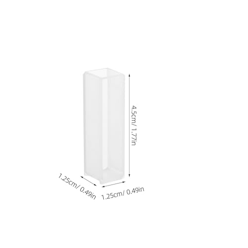 Cubetas de vidrio óptico de 10 mm para evitar errores de lectura en espectrofotómetro 3