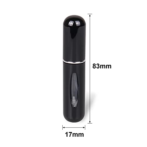 3pcs Bouteille Vaporisateur de Parfum, 5ml mini portable Atomiseur Réutilisable, Mini Flacon Vaporisateur Parfum rechargeable contenant cosmetique, pour Voyage homme femme - Image 3