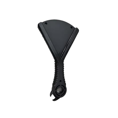 Ouvre-bouteille décapsuleur 2 en 1 ergonomique noir pour pot