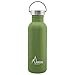 Laken Basic Botella de Acero Inoxidable con Tapón de Rosca Acero y Boca Ancha, 0,75L Verde Oliva