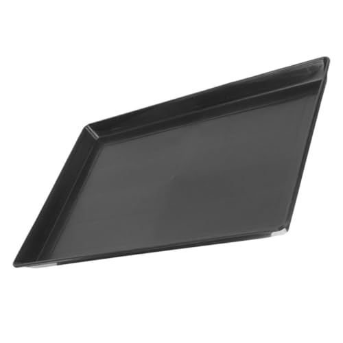 BESPORTBLE Plateau pour Animaux de Compagnie Bac de Cage pour Oiseaux Bac Remplacement Cage d'oiseaux Plateau Fond Chien Chien Abdos Black