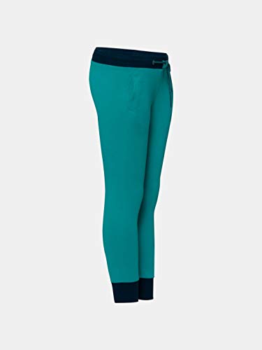 Image of Jockey Girls Mid Rise AG15 Super Combed Cotton French Terry Fabric Graphic Printed Relaxed Fit Joggers with Side Pockets