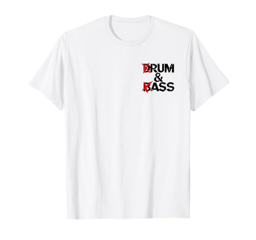 Drum And Bass Rum & Ass Maglietta
