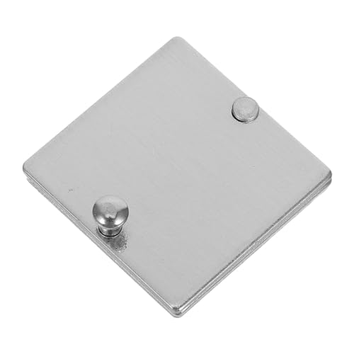 Healeved Tapa de Privacidad para Mirilla de Puerta Delantera, Ligera, de Cobre, Kit de Visor con Amplia Compatibilidad para Hotel y Seguridad en el Hogar, Plata miniatura 1