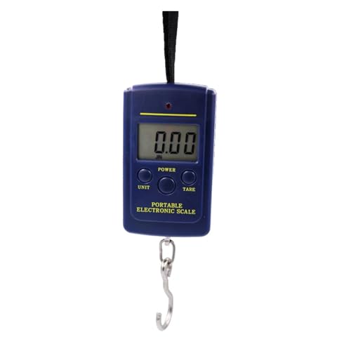 Mini báscula Digital electrónica portátil, 40kg X 10g, colgante for equipaje de pesca, balanza de peso de bolsillo, Steelyard para construcción, fábrica(Without backlight)