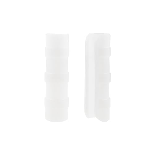 Greenhouse Clamp,TTZEZE ABS and AC Greenhouse Clips,Farming Garden Buildings Tube Clips,Agriculture Snap Net Fixed Pipe Clamps,White Plastic Clamps,Sheeting Clips White(20mm/0.79'',40PCS)