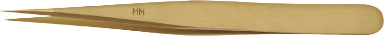 Pęseta do spirali, kształt paryski, długość 125 mm, różne materiały MSA12.303-MM