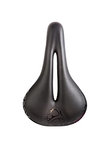 Terry Butterfly Cromoly Gel Bike Saddle - Bicycle Seat for Women - Flexible & Comfortable - Dura-Tek Cover - Black,
