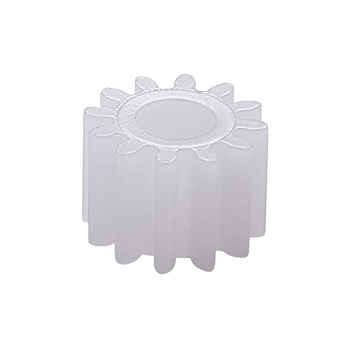 Jutagoss 10pcs Plastic Gears 12 Teeth Model 123A Reduction Gear Plastic Worm Gears for RC Car Robot Motor