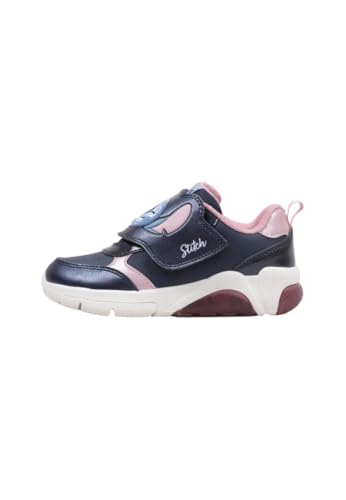 Geox J Fadinlight Girl, Zapatillas, Azul Marino, Rosa, 26 EU