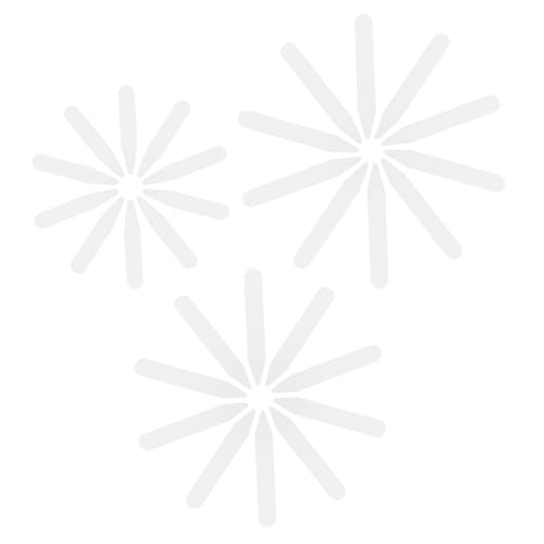 Holibanna Collar Stay 200pcs Nylon Plastic 5cm 6.5cm 7cm Neck Support for Crisp Collar