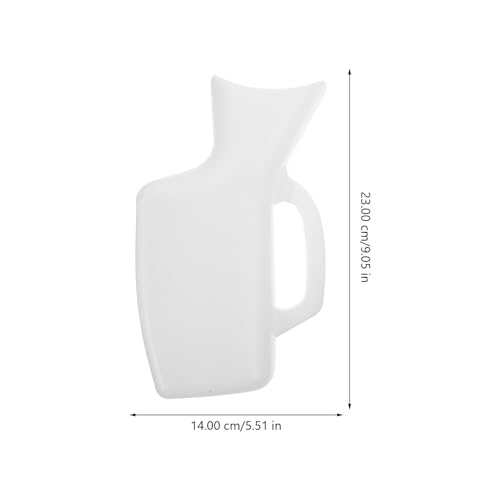 WOFASHPURET 2pcs Women\'s Urinal Bottle Urinal for Women Female Pee Container Urinal Funnel Car Urinal Bottle Bedpans Pee Patient Men and Women Pp Universal Cover