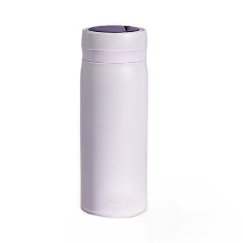 TIKHJ サーモスカップ、316ステンレス鋼の高価値ウォーターカップ (パープル,500ml)