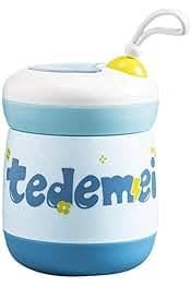 450ml, Stainless Steel Soup Cup Thermal Container Thermos porridge Container with spoon Baby Lunch box Bento for Children, MULTICOLOR