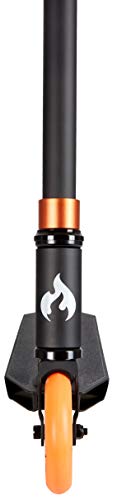 Chilli Pro Scooter Stunt-Scooter H=82cm Trick Tret Roller schwarz Orange + Fantic26 Sticker + Griptape
