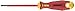 Felo 0715753141 5/32" VDE Series 400 Ergonic Slotted Insulated Screwdriver, 4"
