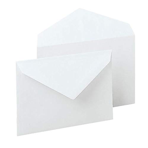 100 Buste Bianche Formato 9 (14 x 9 cm)