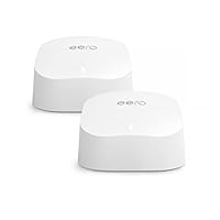 Router wi-fi mesh Amazon eero 6 | Ethernet 900 Mbps | Fino a 280 m² | Connessione di oltre 75...
