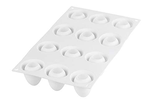 silikomart Egg 30 Mould, Brown, 1.33"x1.85"H - Image 3