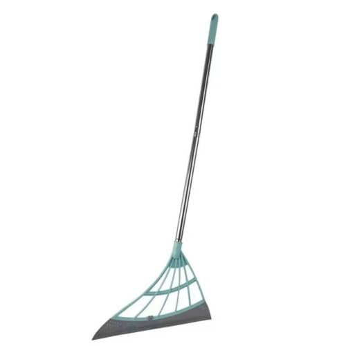 Rodo Mágico Silicone Vassoura Mágica Cabo Retrátil Multifuncional Retira Pêlos Cabelos Limpa Vidros