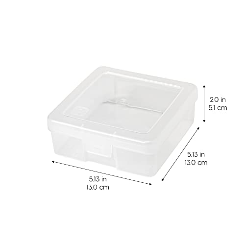 Iris 585170 Usa Plastic Pencil Case Box Craft Hobby Art School Supply Storage Organizer Container With Latching Lid, 10-Pack, For Bead Pens Ribbons Wahi Tape Sticker Yarn Ornaments thumb #2