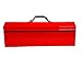 Homak Steel Hip Roof Tool Box, Red, Short, 19 Inches