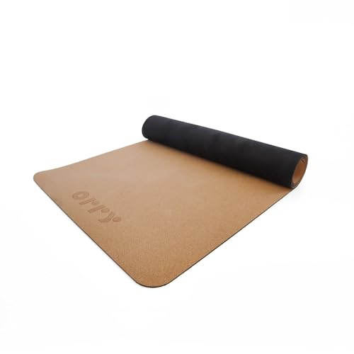 ORRY PU Cork Yogamatta - 72'' x 24'' - 4mm tjocklek - Anti-Halk