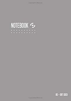 Paperback Dot Grid Notebook B5: Journal Notebook Gray for Writing and Drawing, Blank, Medium, Soft Cover, Dotted Matrix, Numbered Pages, No Bleed (B5 Calligraphy Dot Grid Journals) Book
