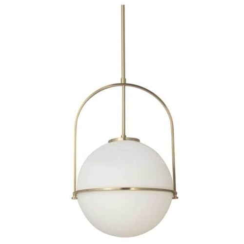 HomeStock Brass Pendant Light Fixture - 1 Light Ceiling Lamp