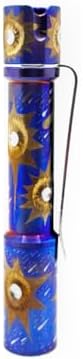 ReyLight Pineapple Mini Ti -Hand Carved 10440/Aaa Battery (Withou...