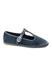 Kenneth Cole New York Scarpe basse da donna Verona Mary Jane, Velluto blu., 41 EU
