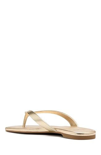 Image of kate spade new york Spade Flower Flip Flop, Pale Gold, 5.5