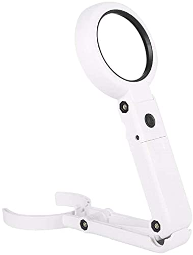Lentilles de relief HD 5X 7X MagniOptik blanc pour examen de précision et loisirs créatifs