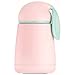 ZIXUAL Mignon de la Lapin Flacon Ballon étudiant Enfant Acier Inoxydable Cup de l'acier à Vide Simple Mode créatif corporel Pink
