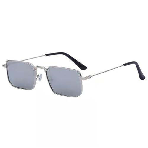 Lunettes de soleil de conduite au style classique et monture carrée rétro en métal