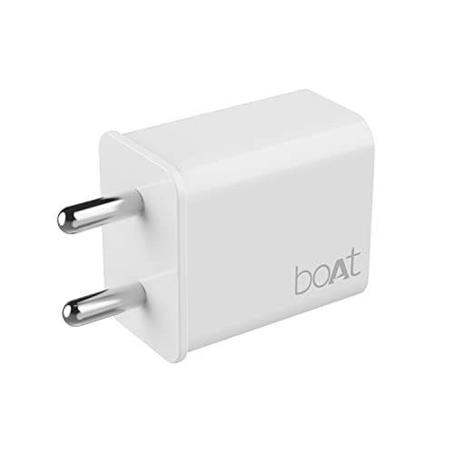 boAt WCD 20W Fast Charger, Overheat/Overcharge Protection for iPhone 16/15/14/13/12, Android, TWS etc.