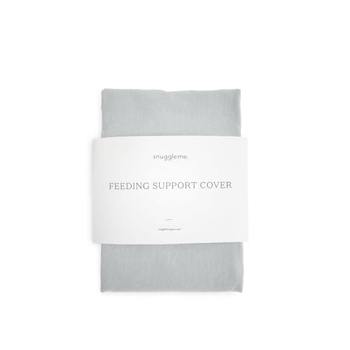 Snuggle Me Organic Feeding Support Pillow Cover, Machine Washable 100% Organic Cotton, Soft Nursing Cover for Breastfeeding, Pillow Slipcover for Baby Girls Boys Newborn - Stone