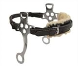  Shires Kalifornische Hackamore (Bosal) leathers-one size-havana