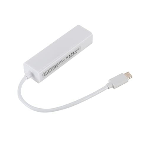 OSOLADY to Network Adapter USB Port Hub for Notebook and Laptop Mbps Ethernet Connectivity Compatible with MacBook Pro Air Xps White