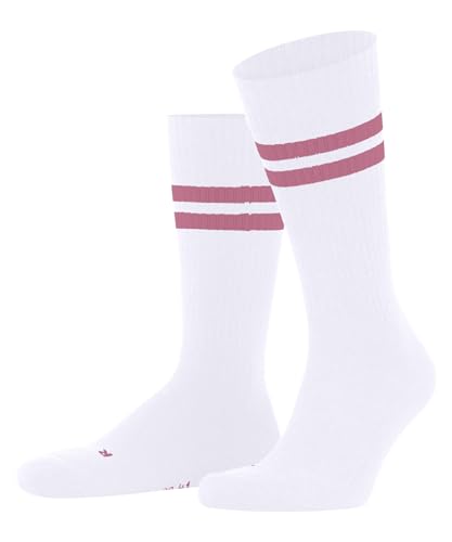 FALKE Dynamic U So algodón estampados 1 par, Calcetines Unisex adulto, Blanco White 2008, 46-48